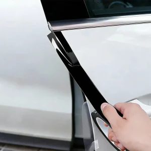 3/5/7/10cm*3m Car Sticker Glossy Black Paste Protective Strips Auto Door Sill Side Mirror Anti Scratch Tape Car Accessories