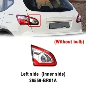 Outer Car Rear Tail Light Turn Signal Light For Nissan Qashqai J10 2008-2015 Fog Lamp Brake Lights 26555-BR00A  26550-BR00A