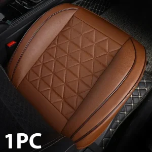 New Front Car Seat Cover PU Leather Cars Seat Cushion Automobiles Seat Protector Universal Car Chair Pad Mat Auto Accessories