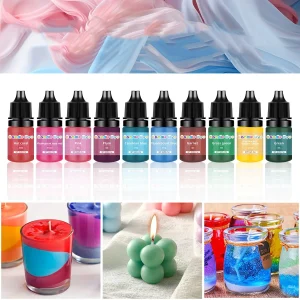 33 Colors Candle Liquid Dyes Liquid Colorants Used For DIY Aromatherapy Candle Making Resin Dropper Filling 5ml Candle Pigment