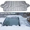 Universal Car Windshield Snow Cover - Frost Ice Rain & Sun Protector for Most Cars & SUVs, 1PC Auto Windscreen Shield