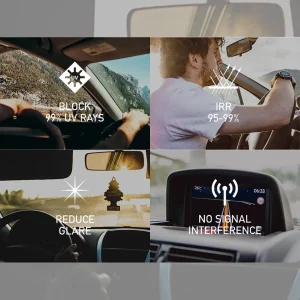 50cmx3/10m Car Window Tint Film Privacy Vinyl Foils Sunshade Stickers Windows Cover Protector Glass UV Sun For Cars Solar Shade