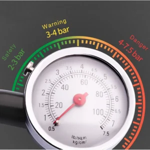 High Precision Car & Auto Tire Pressure Gauge with Digital Deflation Indicator