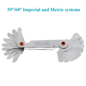 Stainless Steel Radius Fillet Gauge Measuring Gage Screw Pitch Sample R Gauge Center Measurement Radius Gauge