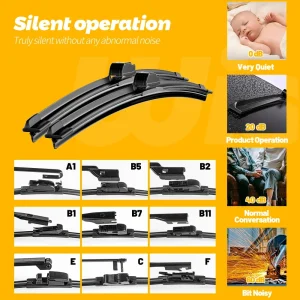 For BMW 3 Series F30 F31 F34 Front Wiper Blades 2012-2018 2013 2014 2015 2016 Windscreen Windshield Window Accessories 24"+19"