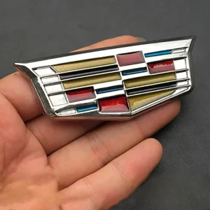 Metal Car Sticker Front Rear Side Emblem Badge for Cadillac Logo Escalade CTS ATS SRX XTS XT5 STS CT5 CT6 BLS XLR Accessories