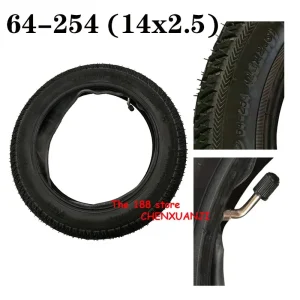 Hot Sale High Performance 14*2.50 (64-254) Electric Vehicle Wheel Tyre Inner and Outer Tire 14x2.50 Tube