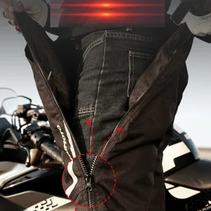 AMU Motorcycle Quick Take Off Waterproof Windproof Thermal Protective Pants Gor Men And Women