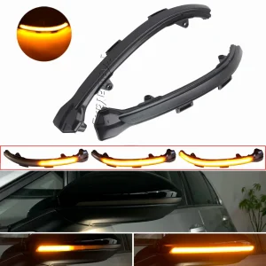 For VW Volkswagen Golf 7 Jetta MK7 19 VII MK7 Golf 7.5 GTI R Touran LED Dynamic Turn Signal Blinker Side Mirror Indicator Light