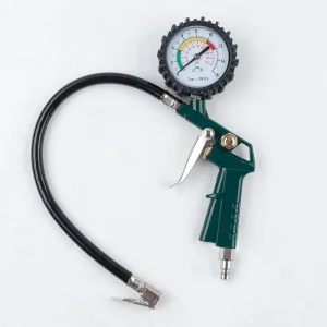 EU Interface Tire Pressure Gauge For Car Motorcycle SUV Inflator Pumps Tire Repair Tools Pressure Gun Type For Air Compressor