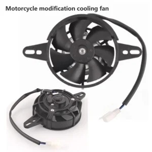 Motorcycle cooling fan for 150cc, 200cc, 250cc ATV, 4WD karts, 12V electric radiator and oil cooler