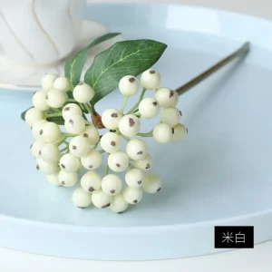 30cm Artificial Berry American Pastoral Home Flower Arrangement Fruit Artificial Fake Flower Shooting Props Christmas Diy Berry