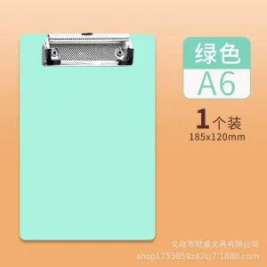 Simple A4 A5 A6 Bill Clipboard Memo Pad Clip Board Loose-leaf Notebook File Writing Clamps Paper Holder Office School Supplies