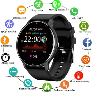 NEW ZL02 Men Smart Watch Heart Monitor Wireless Call Fitness IP68 Waterproof Sports Women Smartwatch for IOS Android Phones 2026
