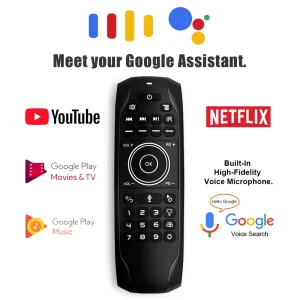 G7V PRO Backlit Gyroscope 2.4G Wireless Voice Air Mouse Russian English Keyboard Smart Remote Control For Android TV BOX X96 TX6