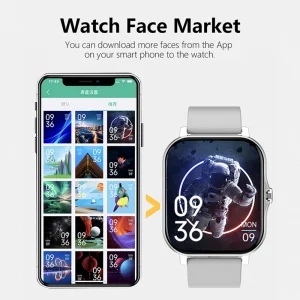Original 1.83'' Smart Watch Fitness Clock Heart Monitor Sport Smartwatch Wireless Call Digital Wrist Watches for Men Women 2025