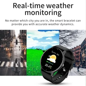 LIGE New Smart Watch Women Men Ladies Gift Sport Fitness Men Watches Heart Rate Monitoring Waterproof Smartwatch For Android IOS