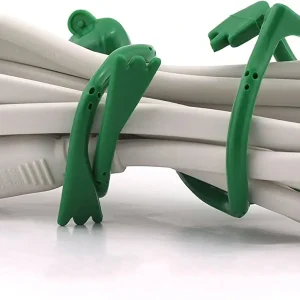 Super Cute Durable Decorative Plant Support Straps for Climbing Vines and Vegetables Bendable Reusable Garden Twist Tie Frog