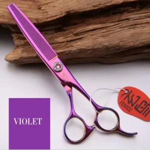 Fenice Professional High Quality Stainless Steel 6.5 inch Thinning Scissors for Pet Dog Grooming Thinner Thinning Rate 35%