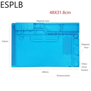ESPLB Insulation Repair Pad Heat-Resistant Silicon Soldering Station Kinds Of Mat Work Pad Desk Platform BGA Soldering Station