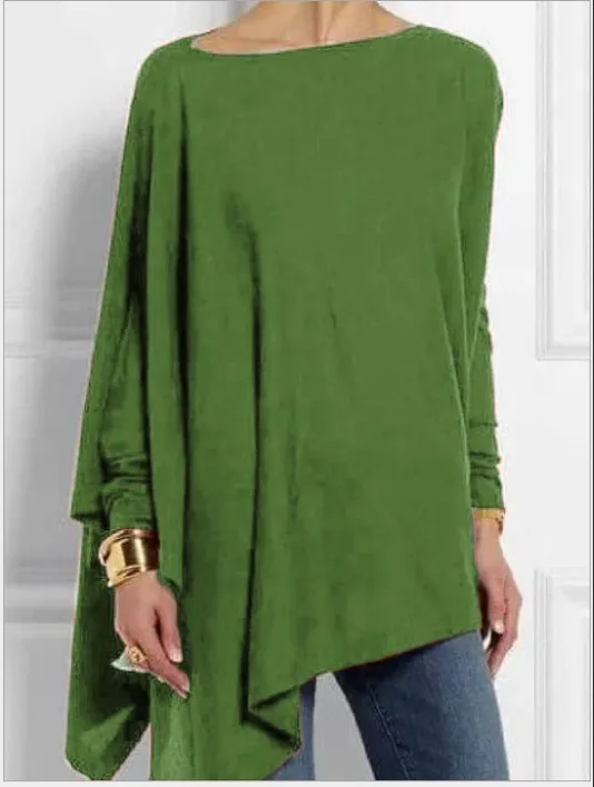 Cotton Irregular Womens Tops And Blouses Casual O Neck Long Sleeve Top Female Tunic 2024 Autumn Plus Size Women Blusas Shirts - Image 13