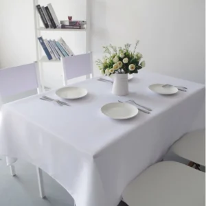 white tablecloth home dinner party oversized table cover wedding banquet outdoor party cover hotel decoration tablecloths