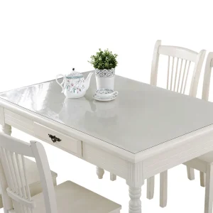 Transparent PVC table cloth frosted table top protective cover waterproof kitchen pattern oil table cloth glass soft cloth 1.0mm