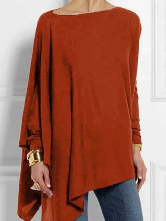 Cotton Irregular Womens Tops And Blouses Casual O Neck Long Sleeve Top Female Tunic 2024 Autumn Plus Size Women Blusas Shirts - Image 14