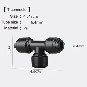 (50 Pieces/Lot) 6mm Low Pressure 0.1-0.5mm Stainless Steel Fog Misting Nozzles Connectors Garden Water Irrigation Sprinkler