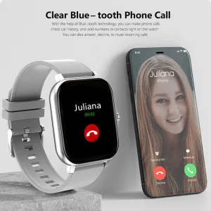 Original 1.83'' Smart Watch Fitness Clock Heart Monitor Sport Smartwatch Wireless Call Digital Wrist Watches for Men Women 2025