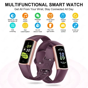 LIGE New Fashion Smartwatch Men Women Temperature Blood Oxygen Monitoring Bracelet Sports Waterproof Smart Watch For Man Laides