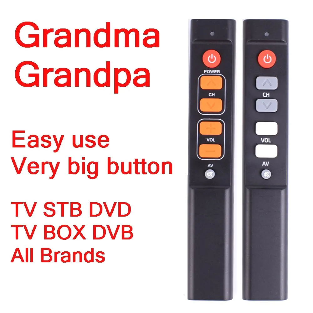 6 Keys Learn Universal Remote Control For TV STB DVD Clone Copy Smart Remot Controller for TV-Box Easy to Use for the Elderly