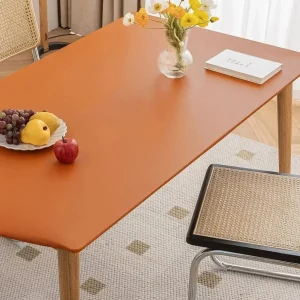 1PC Leather Elastic tablecloth Custom Square Round Table cover Waterproof dinning table cloth Protector Desk mat