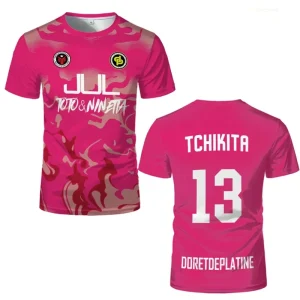 2025 JUL Maillot TOTO Et Ninetta Jersey Women Trendy Rap Culture Print T-shirts BreathShort Sleeved T-Shirt Women T-Shirt Jersey