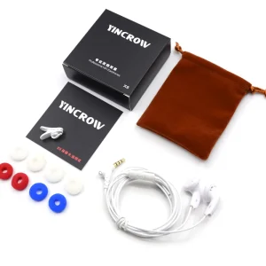 YINCROW X6 In Ear Earphone Earbud Flat Head Plug Earplugs PK PK1 MX500 MX985 Kill Monk Earbud Free Shipping