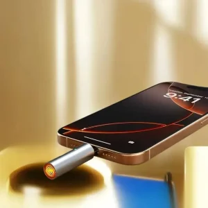 Windproof Mini Electronic Lighter Powered by TYPE-C - Portable and Energy Efficient