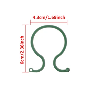 10/50/100Pcs Garden Vine Strapping Clips Plastic Plant Rattan Climbing Wall Fixture Buckle Tomato Grapevine Hook Support Tool