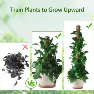 Bendable Moss Pole, Plants Climbing Support Extension Pole, Monstera Palm Vines Soporte Stakes, Garden Potted Plant Accessories