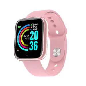 Lenovo Y68 Smart Watch Color Screen Step Counting Multi Sports Mode Message Reminder Photography Music Remote Control Smart Band