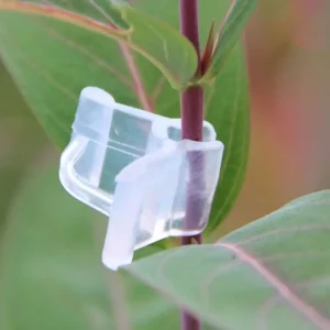 100Pcs Plastic Seeding Grafting Clip Plant Support Clips Grafting Clamp Vine Fixing Clips Tomato Clip Plant Stand Grafting Tools