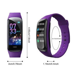 Lenovo Smart Watch C1 Plus 5.3Bluetooth Step Counting Sports Bracelet Fitness Tracker Heart Rate Blood Pressure Sleep Men Women