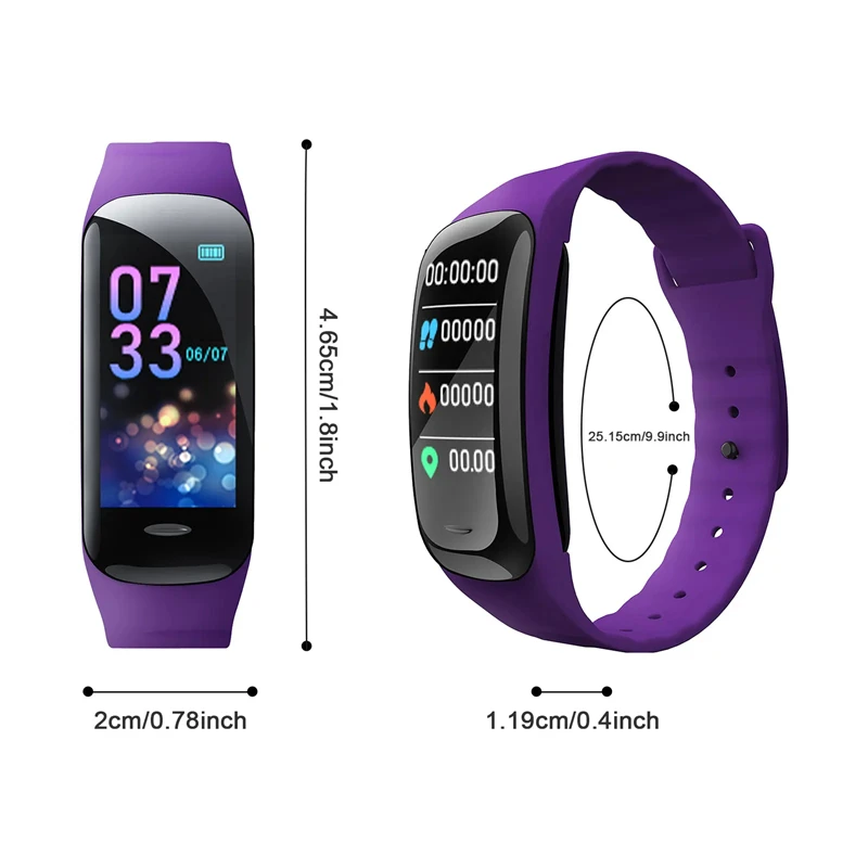 Lenovo Smart Watch C1 Plus 5.3Bluetooth Step Counting Sports Bracelet Fitness Tracker Heart Rate Blood Pressure Sleep Men Women - Image 8
