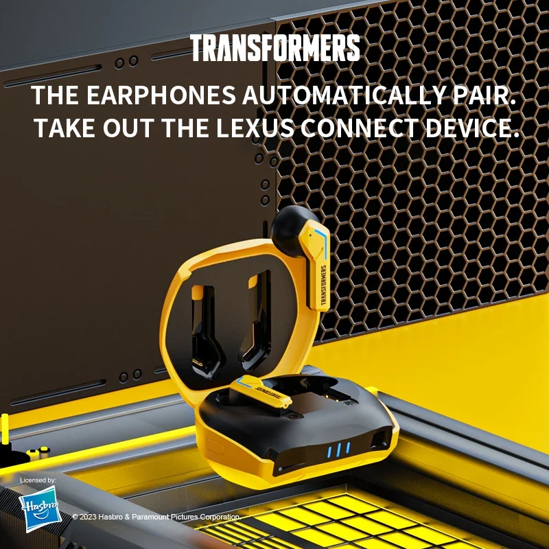 Transformers TF-T06 Bluetooth 5.3 Headset Dual Mode Noise Reduction Earphone for Video Game HIFI Earbuds Stable Connection - الصورة 3