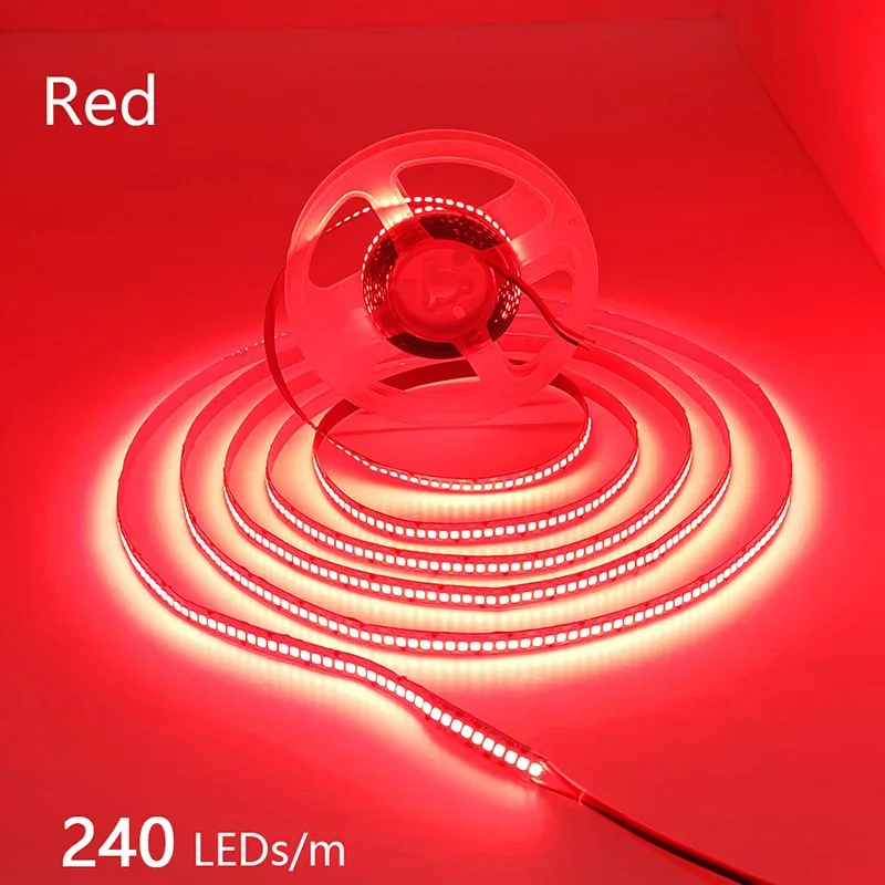 24V 12V LED Strip 2835 120LEDs/m Home Lamp Strip Pink Red Ice Blue Green Golden Yellow Orange Flexible Waterproof Soft Lamp Bar - الصورة 32
