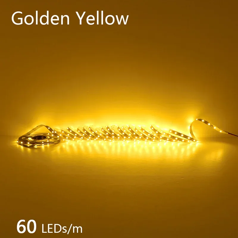 24V 12V LED Strip 2835 120LEDs/m Home Lamp Strip Pink Red Ice Blue Green Golden Yellow Orange Flexible Waterproof Soft Lamp Bar - الصورة 15