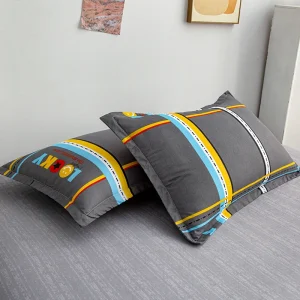 Simple plaid geometric pattern envelope rectangular pillowcases 2PCS 48x74cm pillow Cover for bedroom adult pillow case for bed