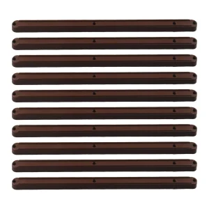 10pcs Draw Rail Plastic Drawer Slides 180/235/298mm Draw Runners Replacement Wardrobe Guide Rail Furniture Hardware