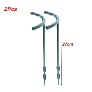 2/6Pcs Plant Support Pile Stand Semicircle Frame Fixed Rod Holder Gardening Arrangement Flower Vine Climbing Bracket Bonsai Tool