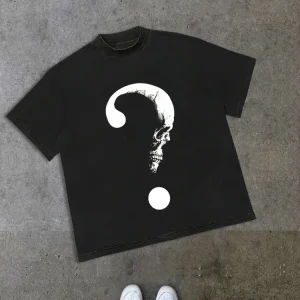 Vintage Dark Centipede Skeletal Graphic Cotton Print T-shirt Men Y2K Summer Short Sleeves Oversize T-shirt Women Casual Tee Tops