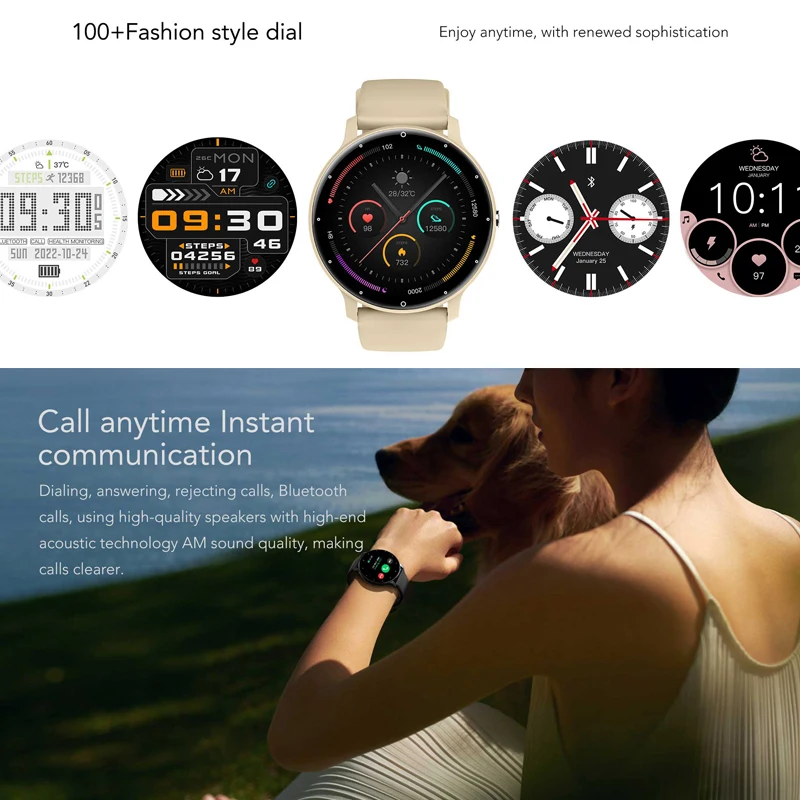 2025 New Bluetooth Call Smart Watch Ultra Light Men's Sports Fitness Waterproof Watch Heart Rate Monitor Full Touch Screen Watch - Image 2